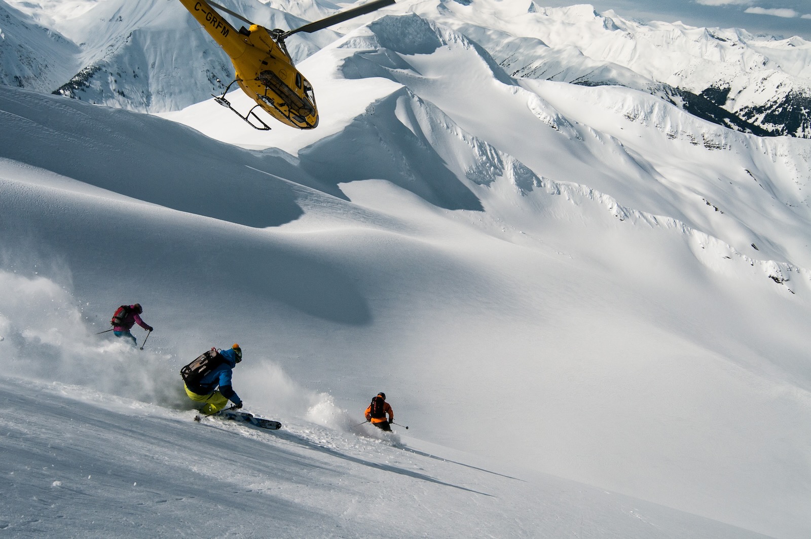 Heliski Last Frontier au Canada avec l'Or Blanc Travel